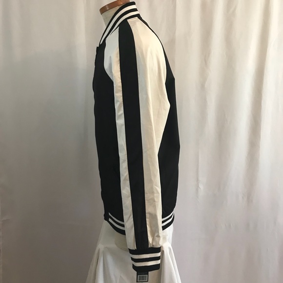 Men’s X-RAY Faux Leather Bomber Jacket - Picture 5 of 8